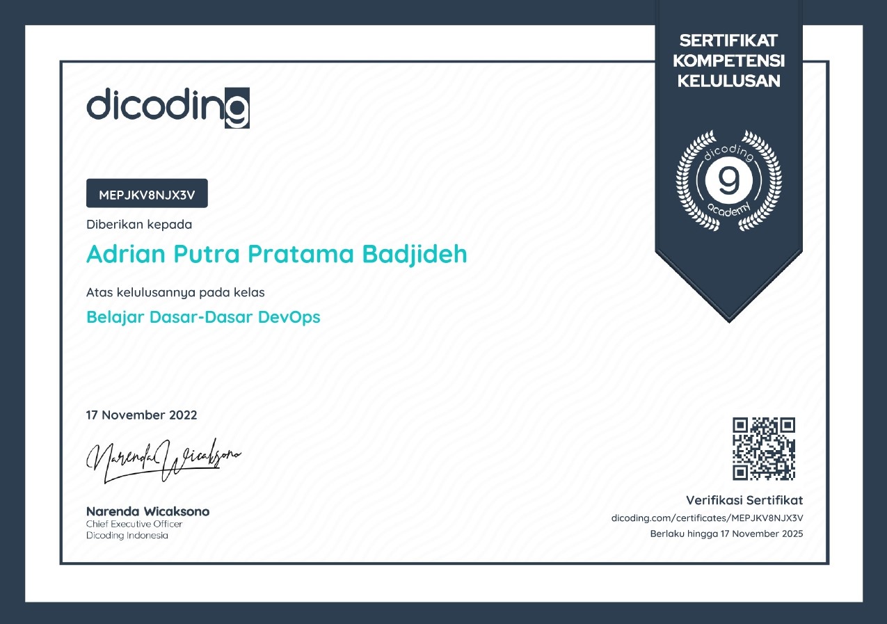Certificate 2